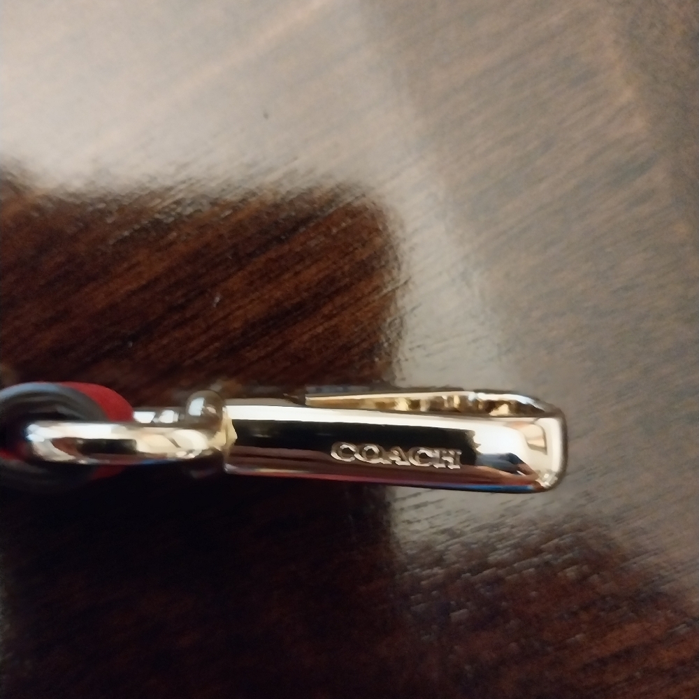 Coach Red Leather Replacement Strap - image 4